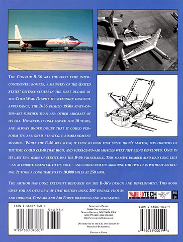 Convair B-36 Peacemaker - Price, Specs, Photo Gallery, History