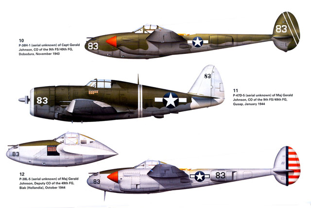 P-38 F/G decal sheet